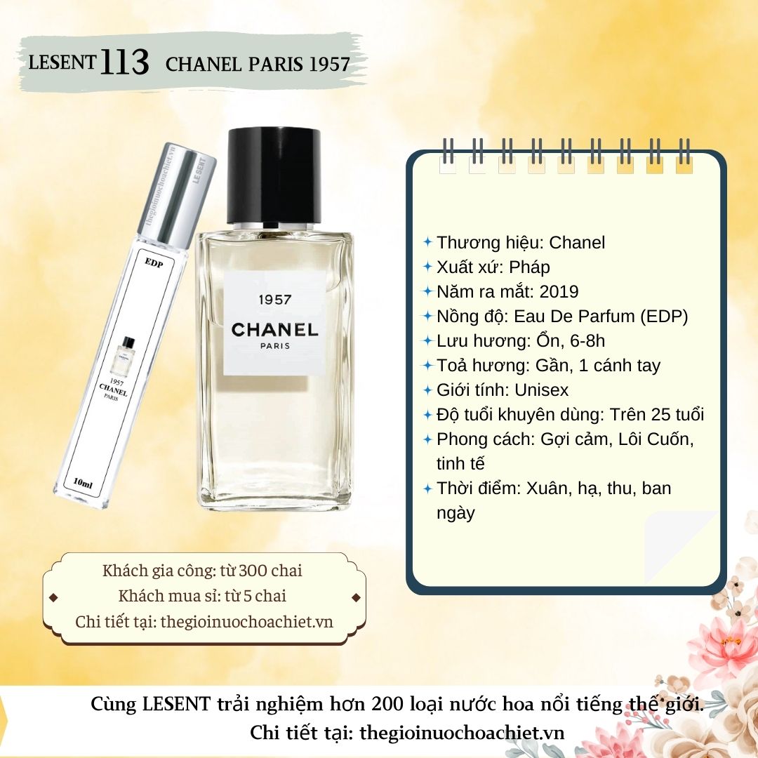 Nước hoa chiết Chanel 1957 10ml