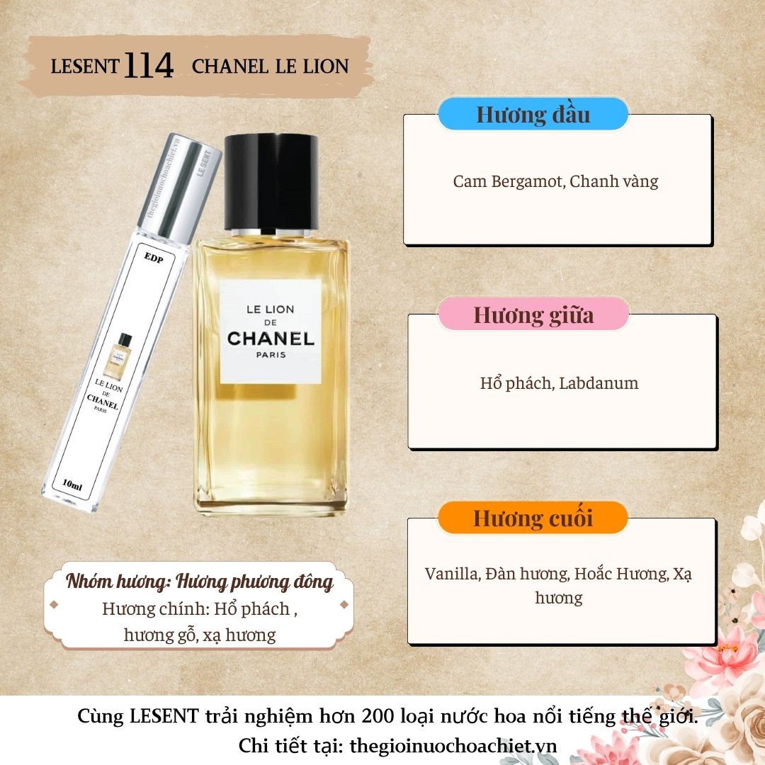 Nước hoa chiết Chanel Le Lion 10ml