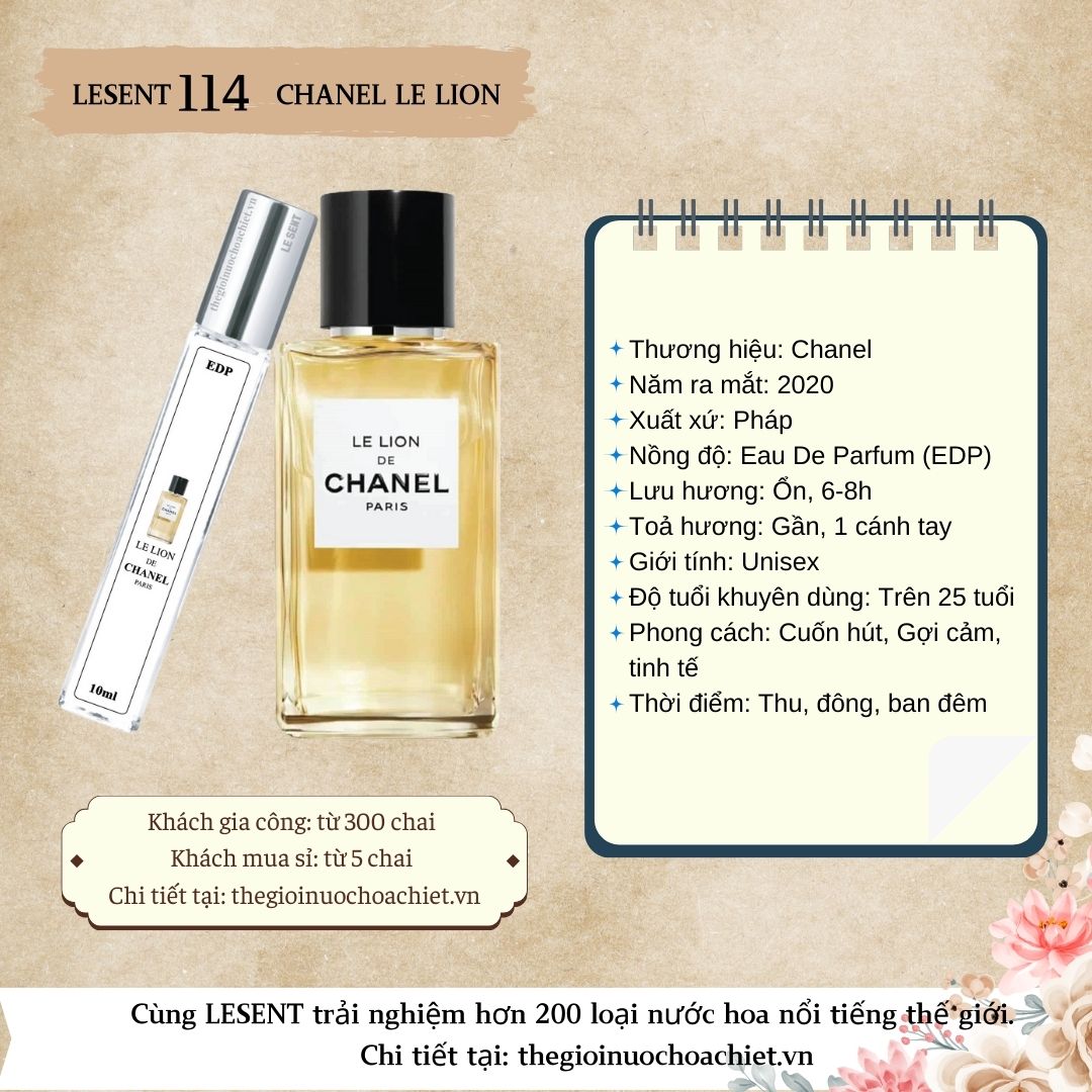 Nước hoa chiết Chanel Le Lion 10ml