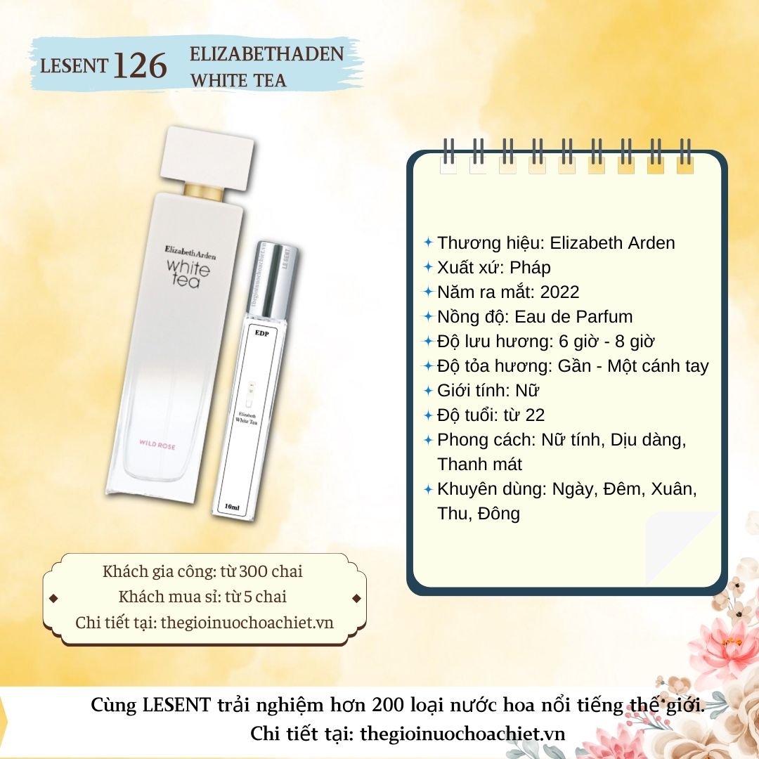 Nước hoa chiết Elizabeth Arden White Tea EDP 10ml