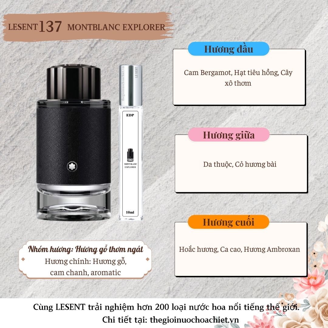 Nước hoa chiết Montblanc Explorer EDP 10ml