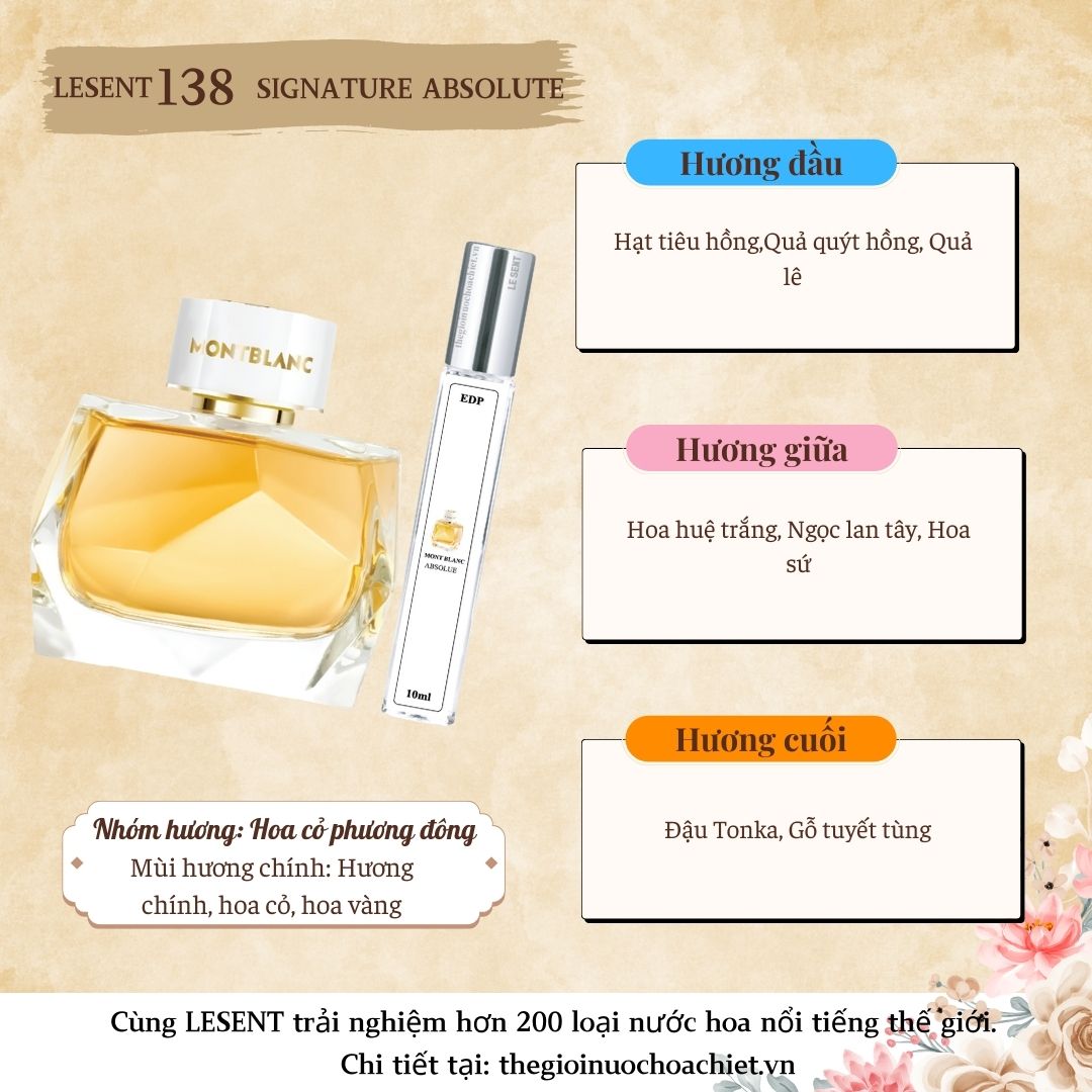 Nước hoa chiết Montblanc Signature Absolue EDP 10ml