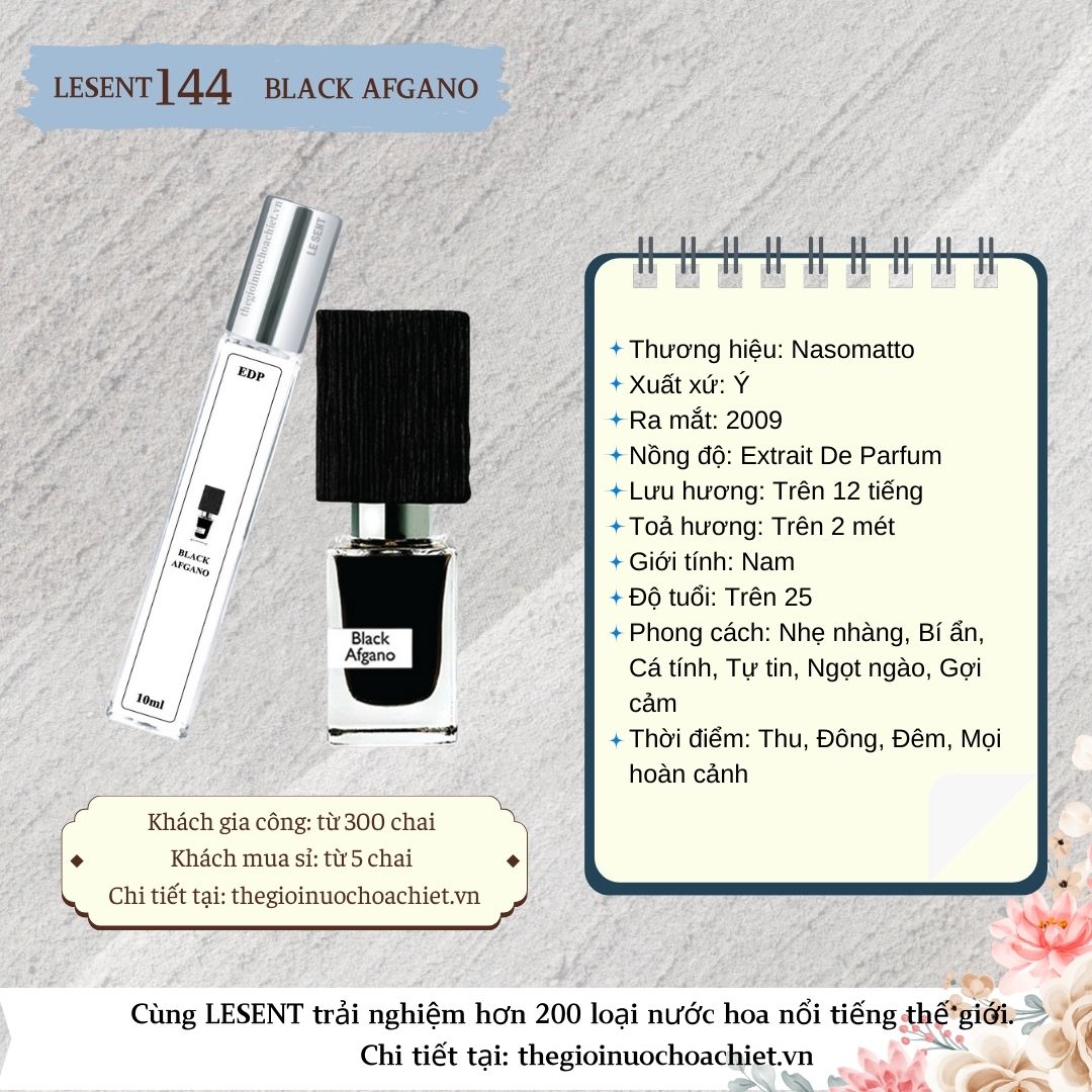 Nước hoa chiết Nasomatto Black Afgano 10ml