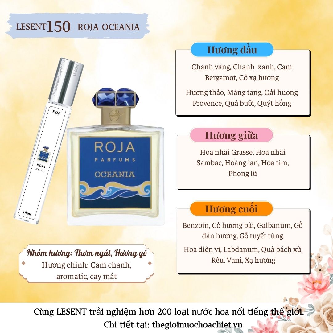 Nước hoa chiết Roja Oceania 10ml