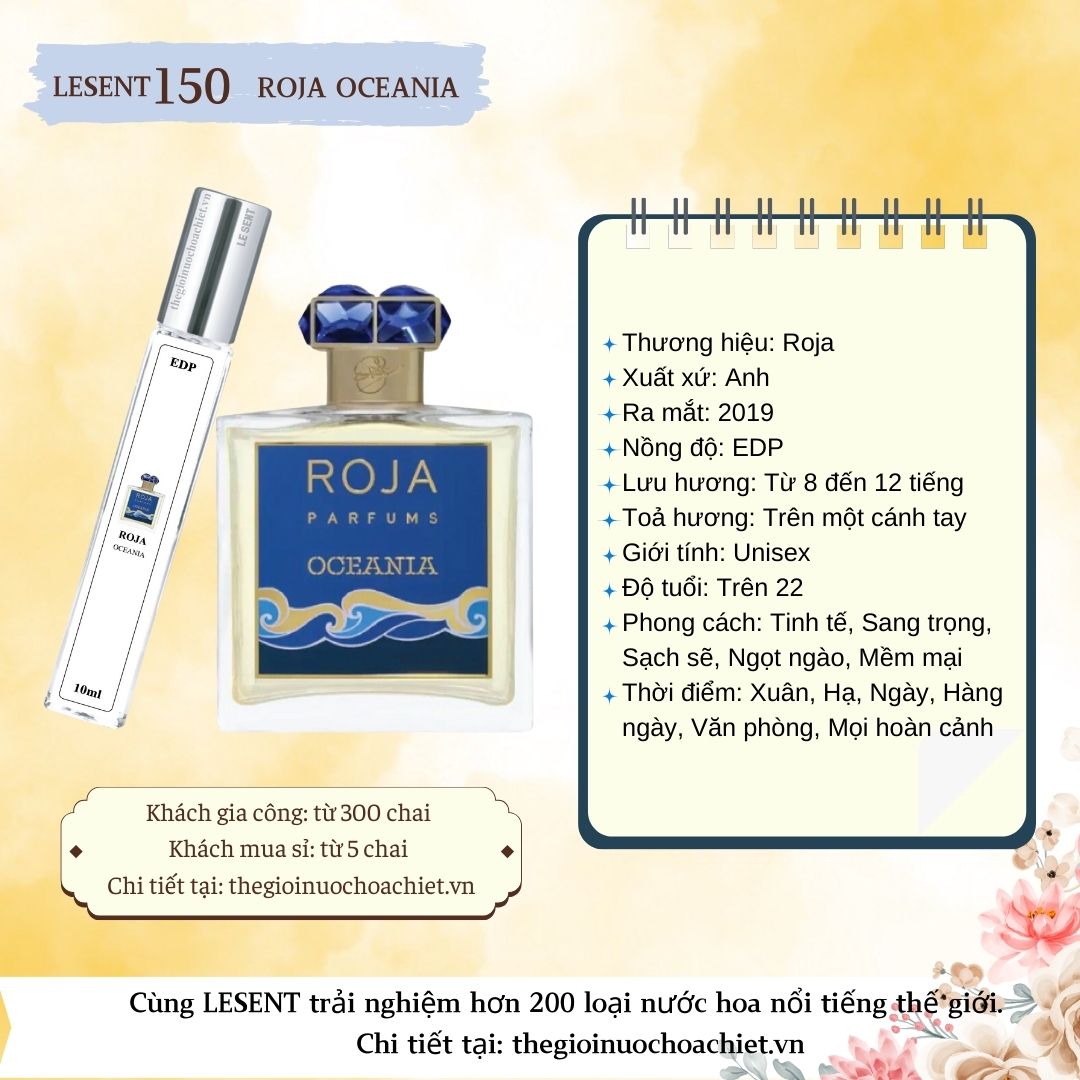 Nước hoa chiết Roja Oceania 10ml