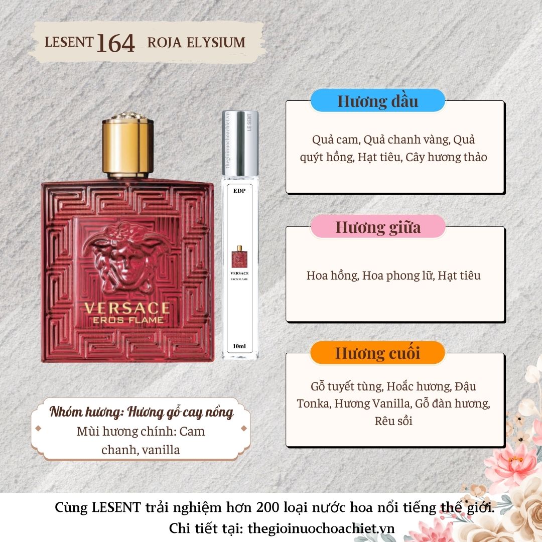 Nước hoa chiết Eros Flame Versace  10ml 