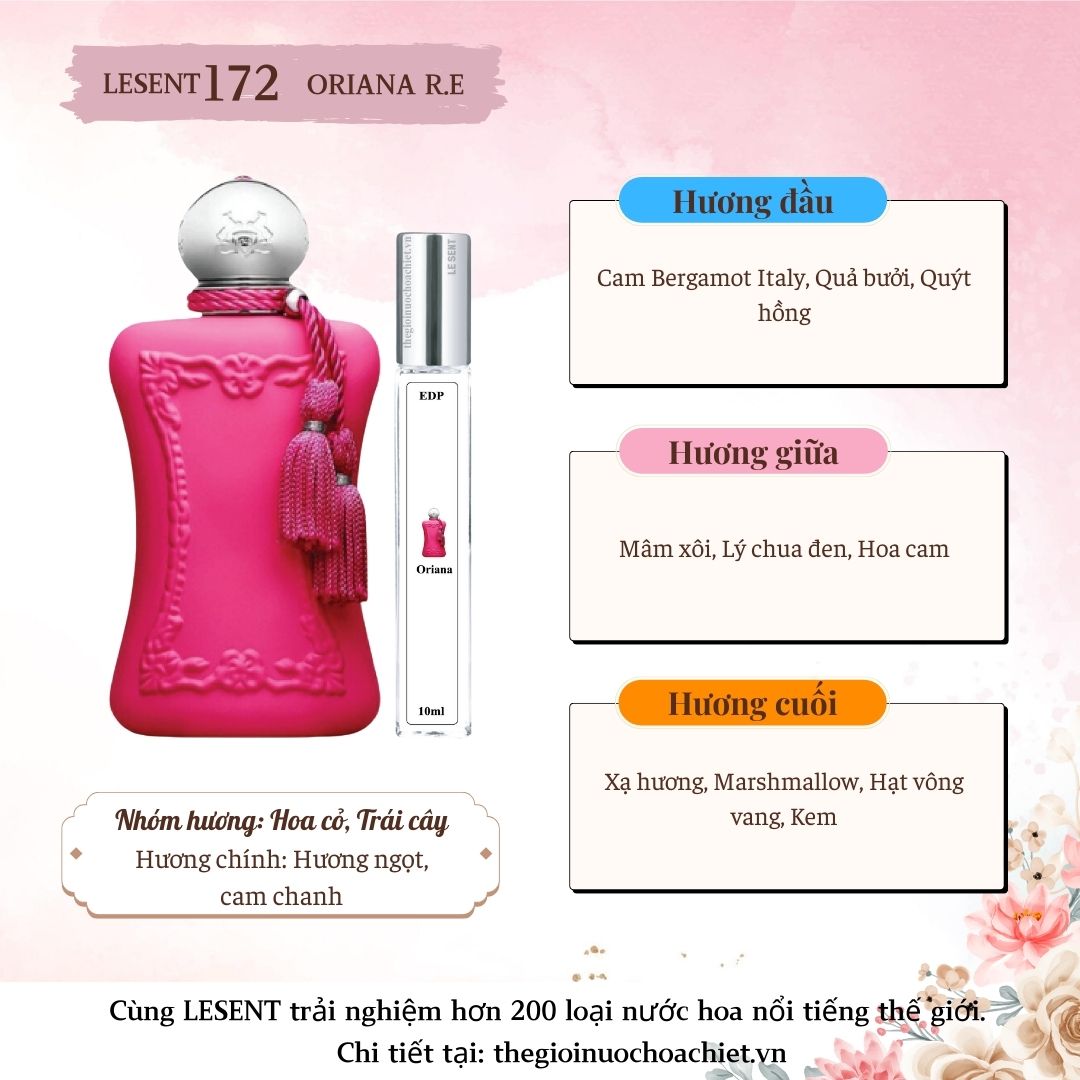 Nước hoa chiết Oriana R.E EDP 10ml