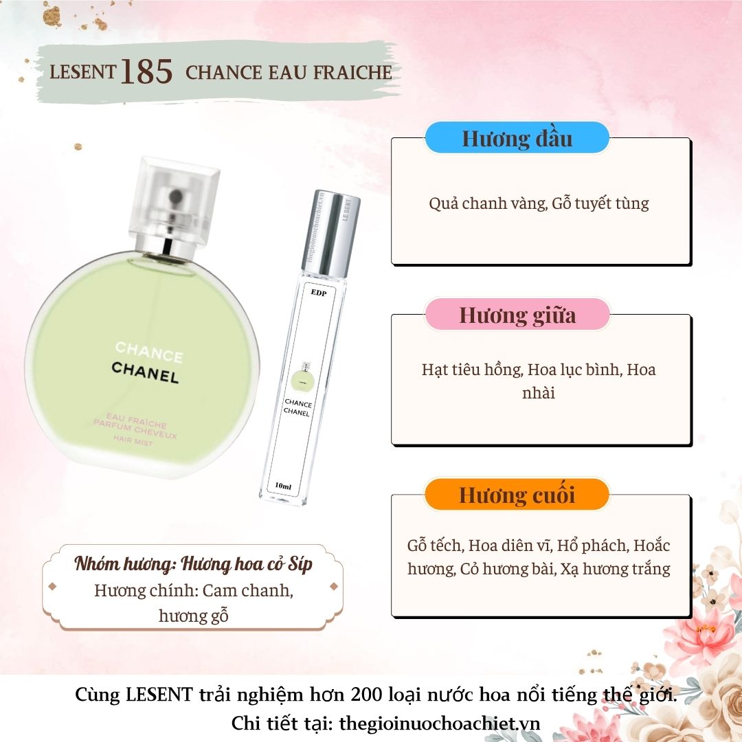 Nước hoa chiết Chance Eau Fraiche 10ml