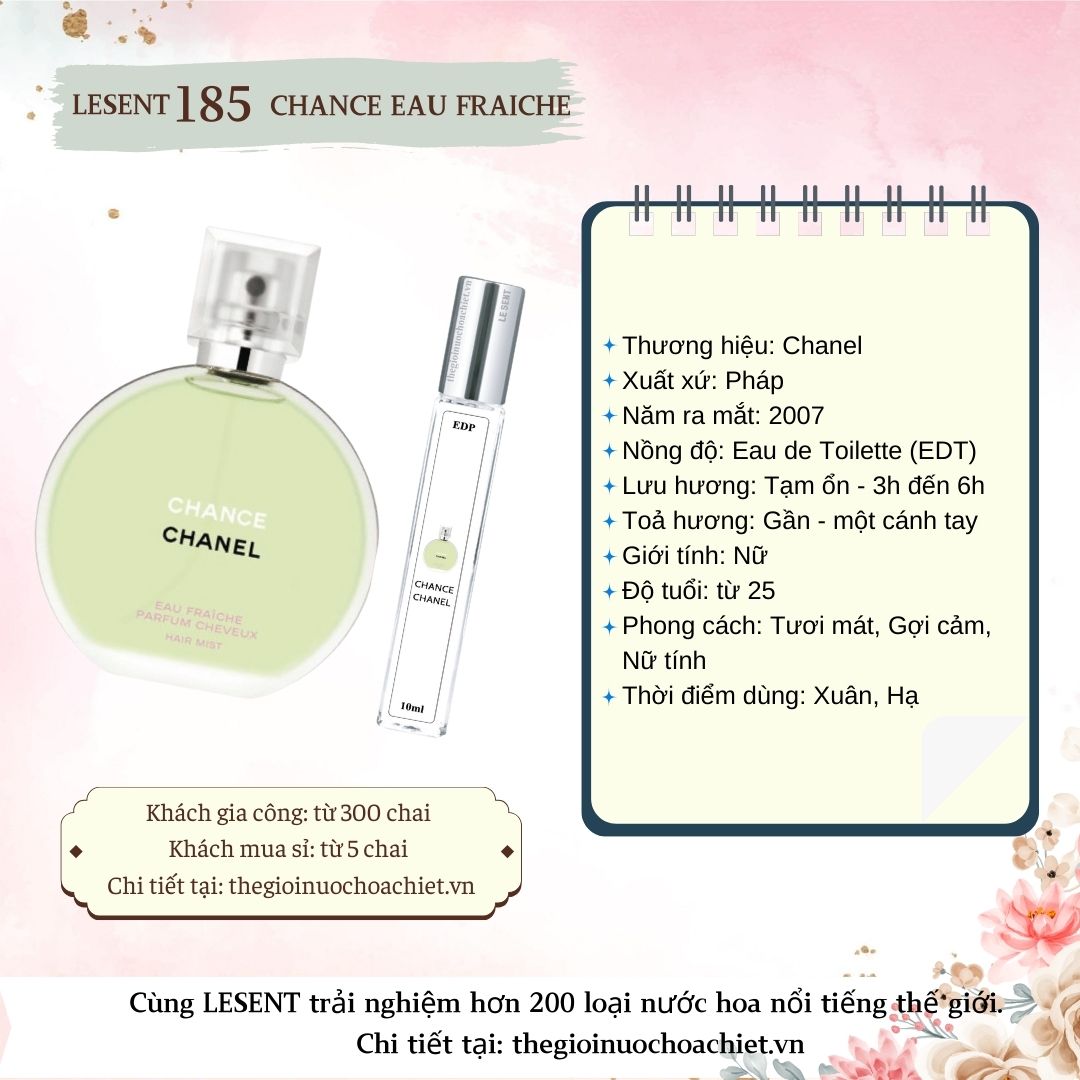 Nước hoa chiết Chance Eau Fraiche 10ml