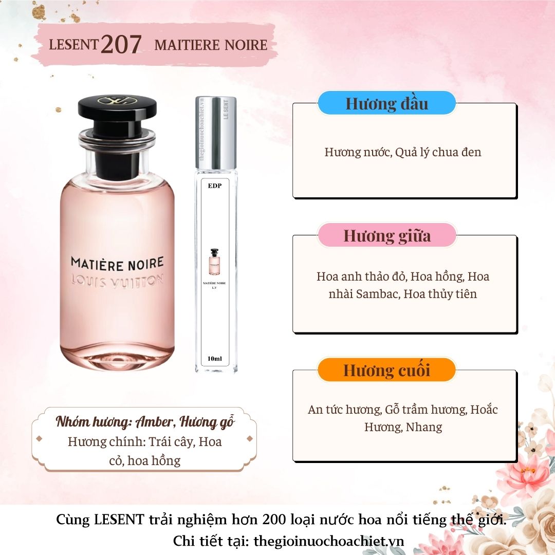 Nước hoa chiết Matiere Noire 10ml