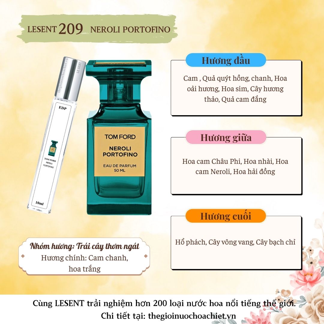 Nước hoa chiết Neroli Portofino 10ml