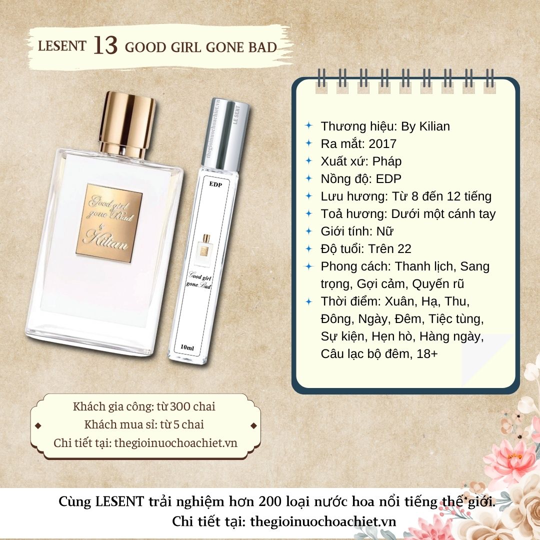 Nước hoa chiết Good Girl Gone Bad 10ml