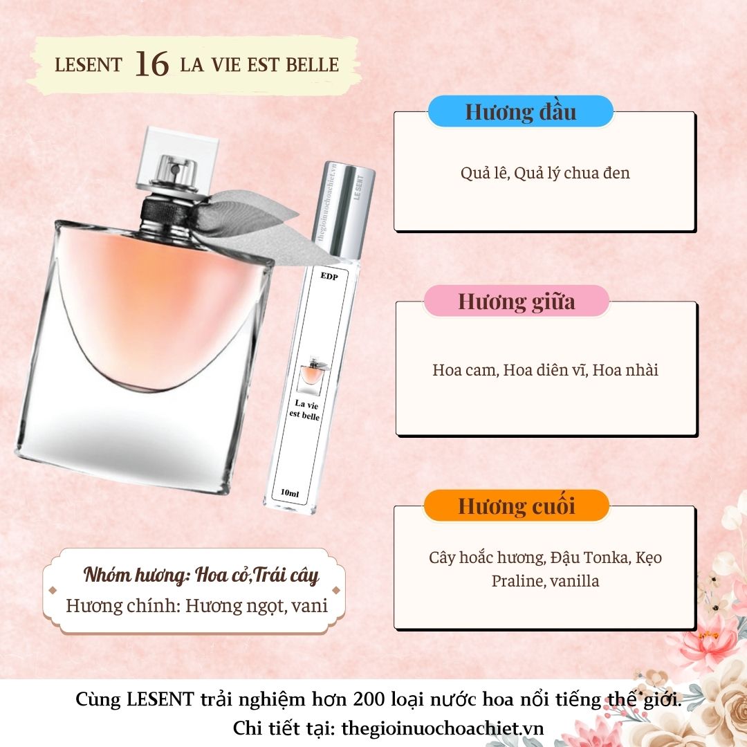 Nước hoa chiết La Vie Est Belle 10ml 