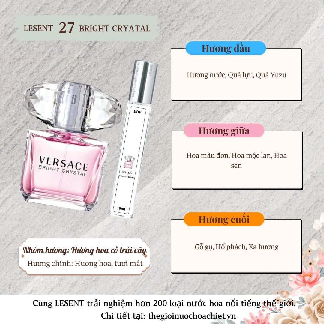 Nước hoa chiết Bright Crystal 10ml 