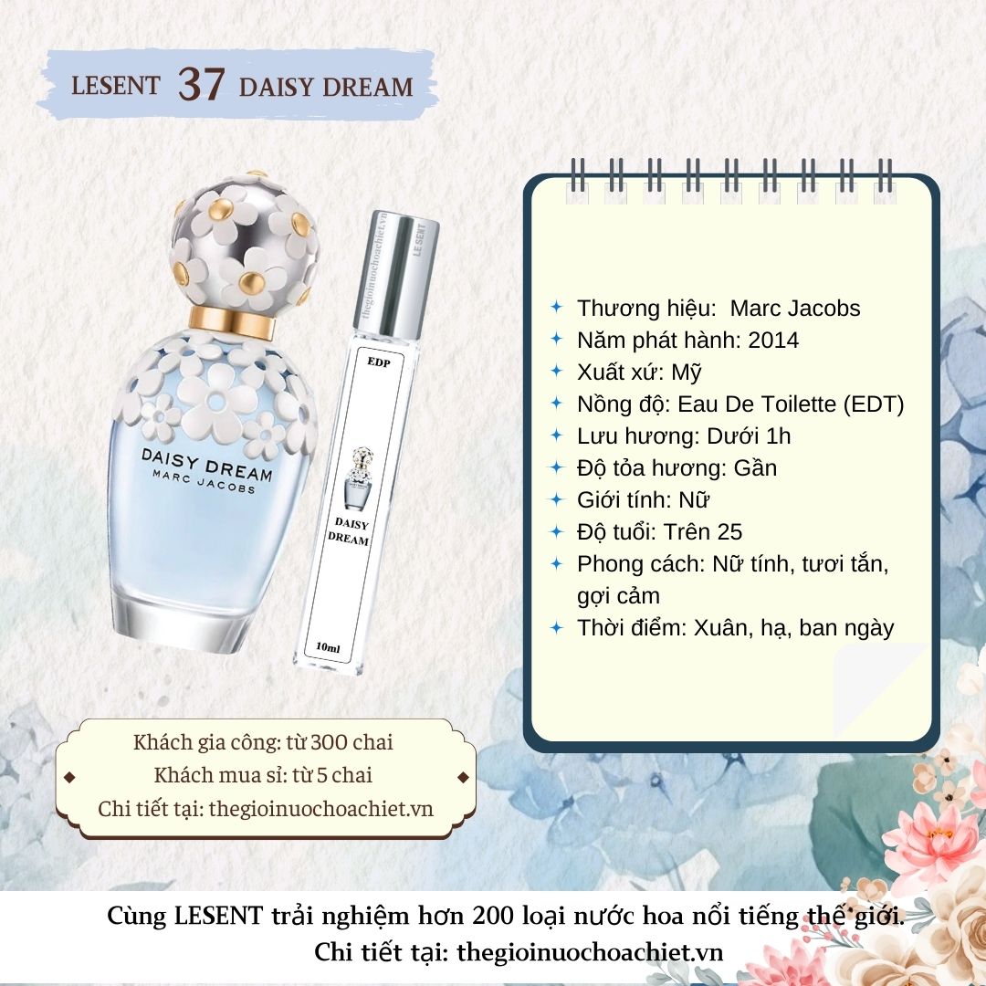 Nước hoa chiết Daisy Dream 10ml 