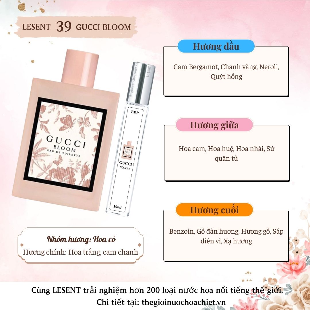 Nước hoa chiết Gucci Bloom 10ml 