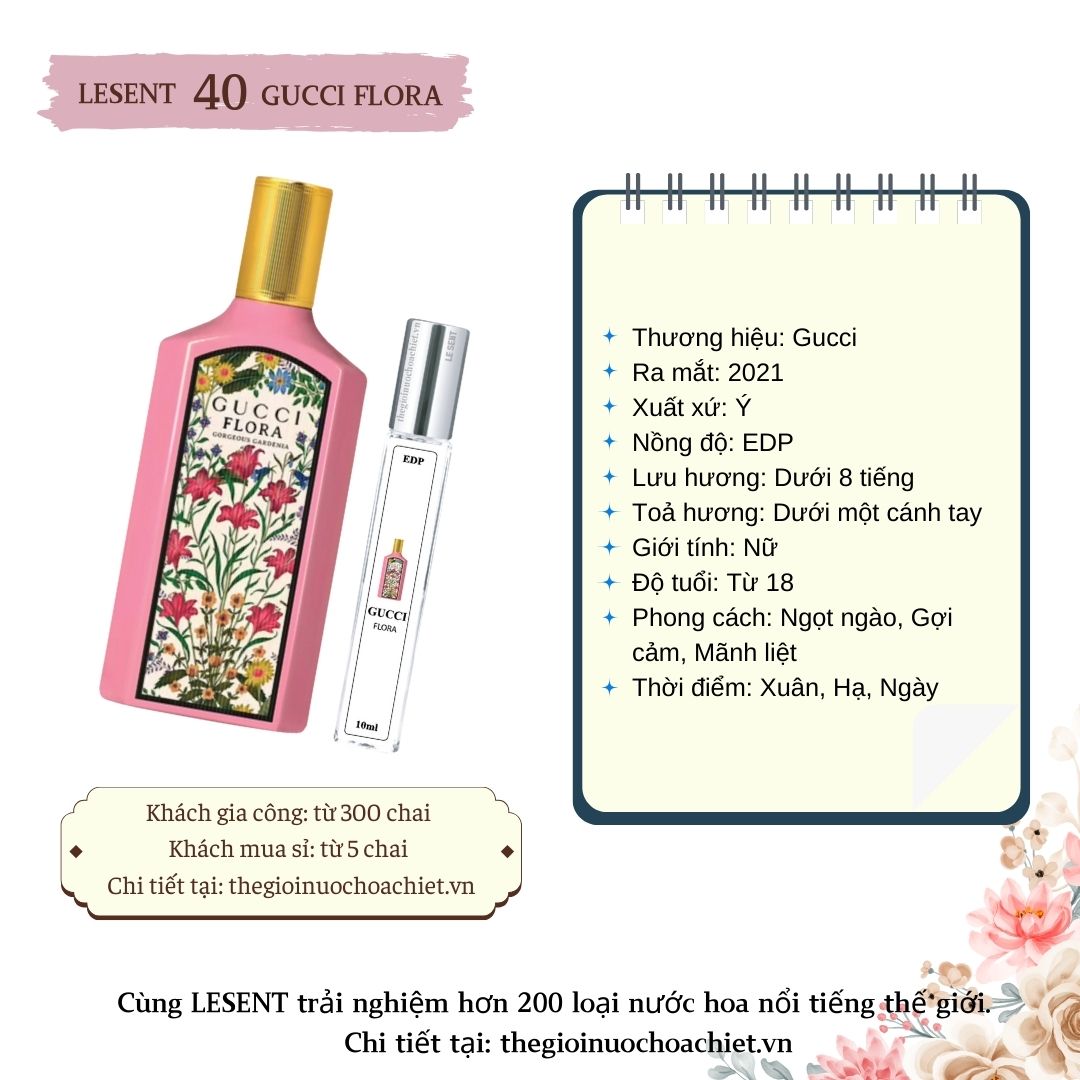 Nước hoa chiết Gucci Flora 10ml