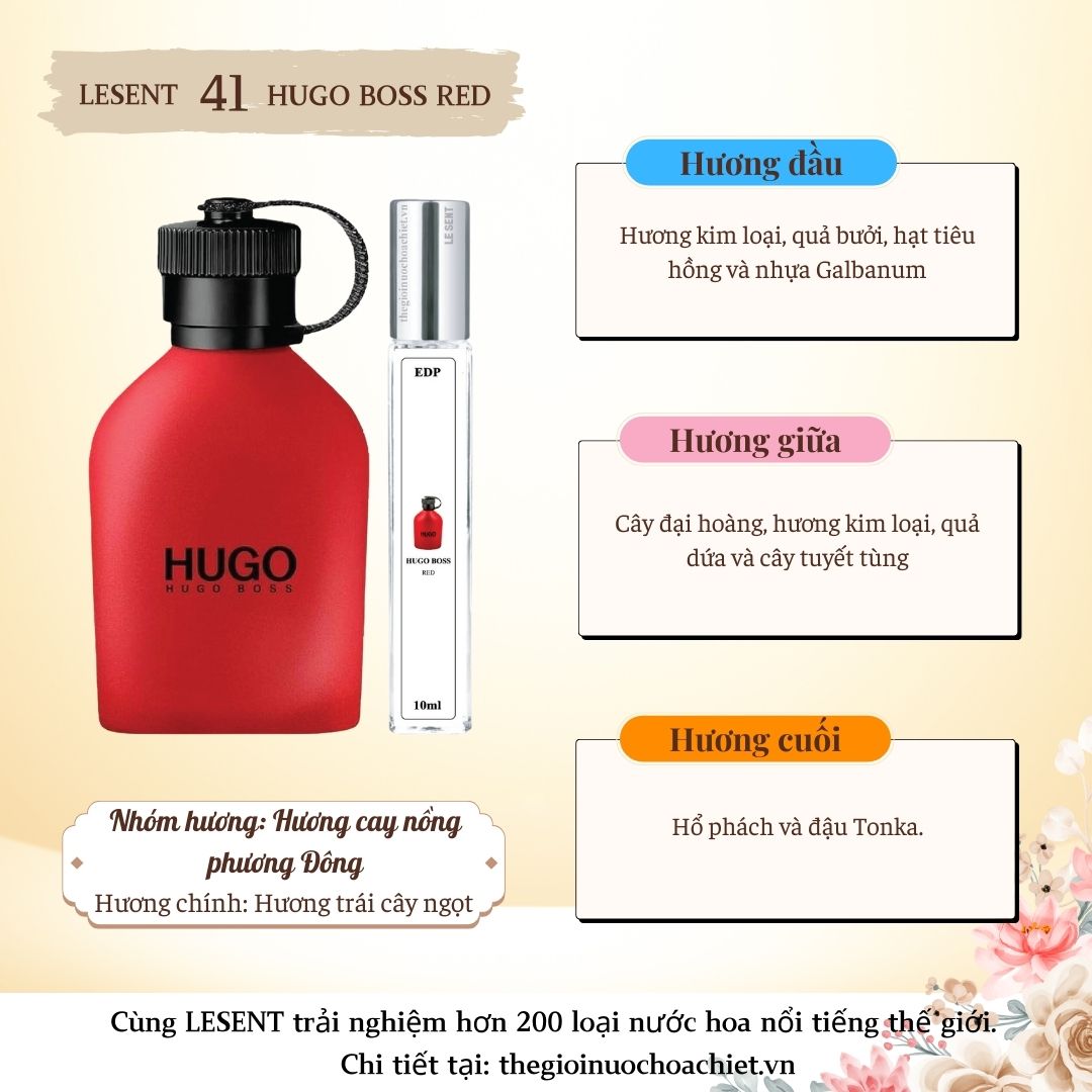 Nước hoa chiết Hugo Boss Red 10ml 