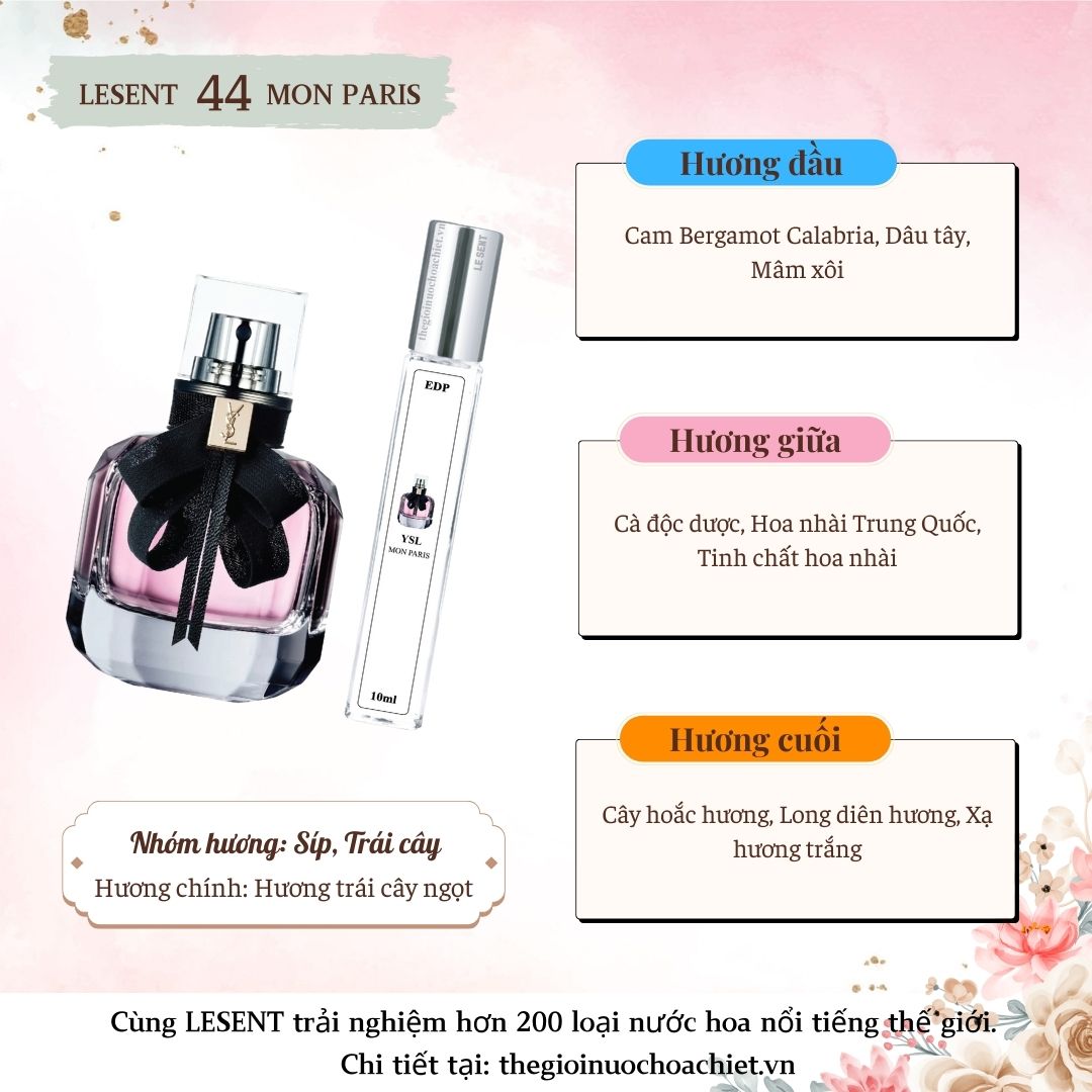 Nước hoa chiết Mon Paris 10ml 