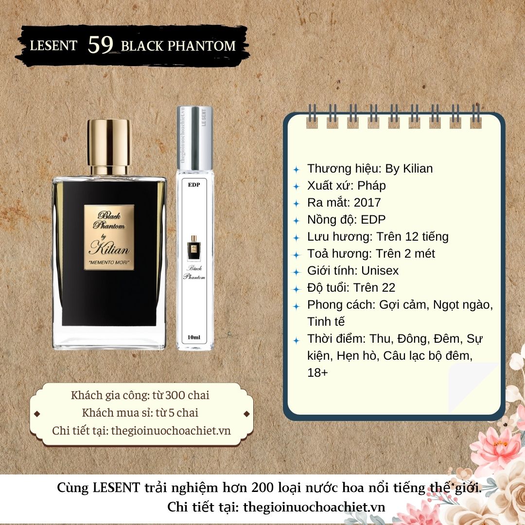 Nước hoa chiết Black Phantom 10ml 