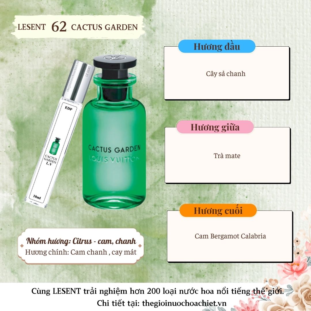 Nước hoa chiết Cactus Garden 10ml 