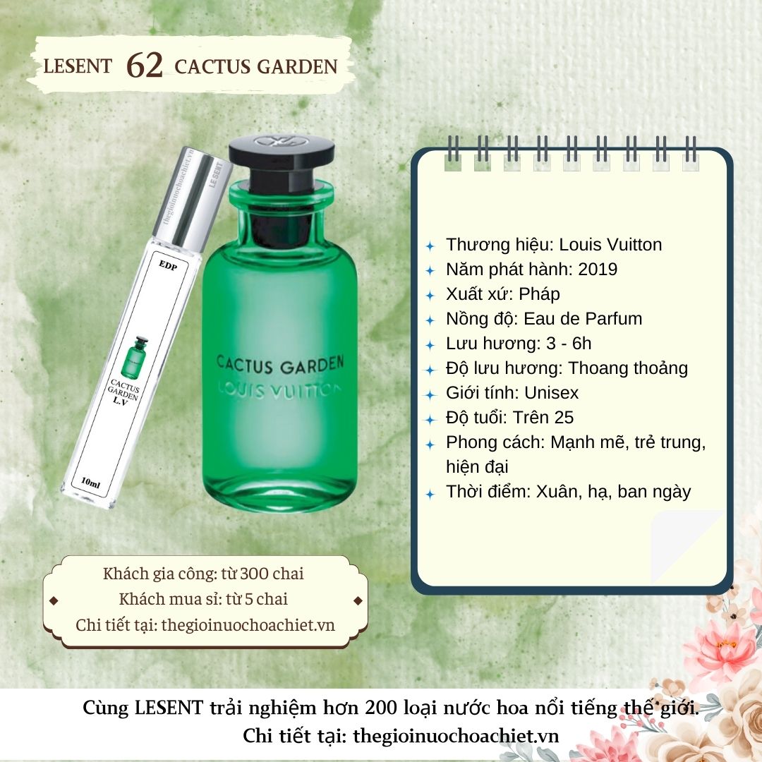 Nước hoa chiết Cactus Garden 10ml 